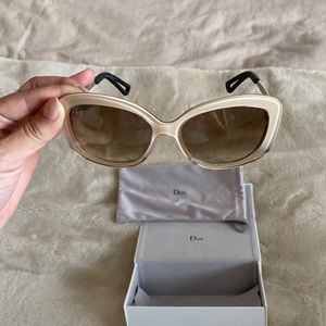 Dior Sunglasses. Never worn!!! Still have the case and fabric cover.